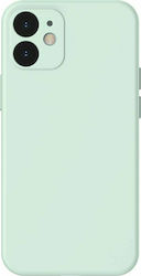 Baseus Liquid Silica Gel Coperta din spate Silicon Verde (iPhone 12)