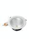 Spacelights Round Recessed LED Panel 40W with Natural White Light 4000K 22.5cm