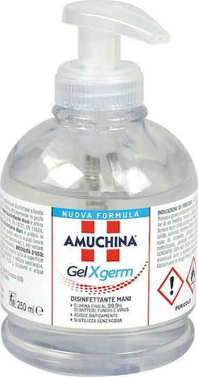 Lampa Amuchina X-Germ Desinfektionsmittel Gel für Hände mit Pumpe 250ml Natürlich