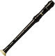 Yamaha Sopranino Plastic Recorder YRN-302B Baroque Black
