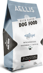 Aellis Oven Baked 2kg Dry Food for Adult Dogs with Vegetables and Fish