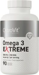 OstroVit Omega 3 Extreme Ιχθυέλαιο 1mg 90 κάψουλες