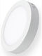 Lucas Rund Draußen LED Panel 24W mit Kaltweiß Licht 6400K