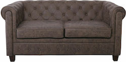 Chesterfield-W Двуместен Текстилен 153x82x73см