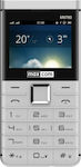 MaxCom MM760 Dual SIM Mobil cu Butone Alb