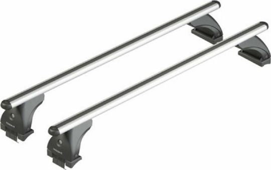 Nordrive Μπάρες Οροφής Αλουμινίου για Alfa Romeo Alfa 147 5D 05-08 (Σετ με πόδια και κλειδαριά)