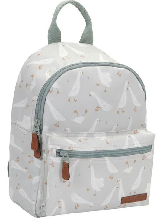 Little Dutch Little Goose School Bag Backpack Kindergarten in Gray color