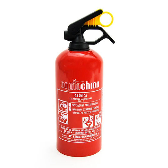 AMiO Car Fire Extinguisher Dry Powder BC 1kg
