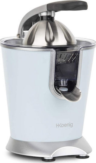 HKoenig Electric Juicer 160W Inox Light Blue