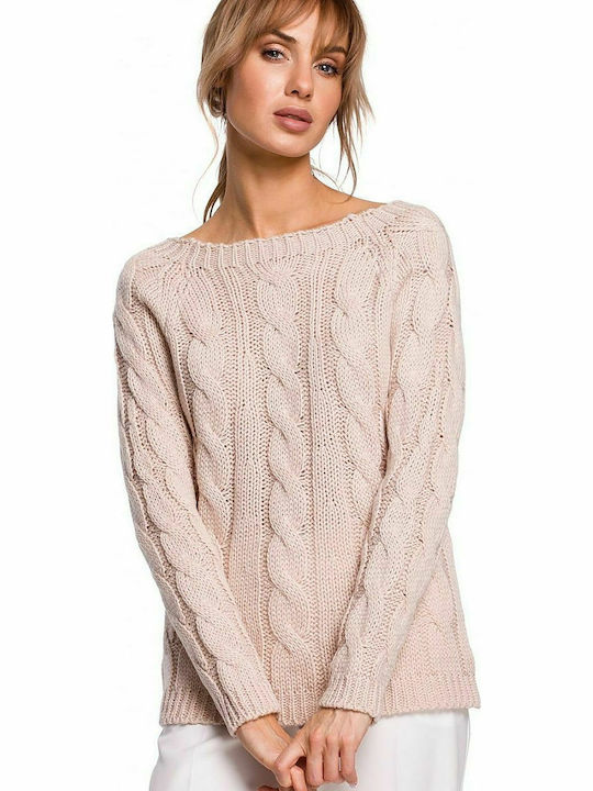 MOE M511 Women's Long Sleeve Sweater Pink MOE511