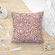 Lino Home Διακοσμητική Μαξιλαροθήκη Sefu από 100% Βαμβάκι 302 Red 45x45εκ.