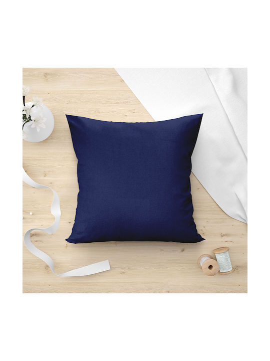 Lino Home Decorative Pillow Case Renas from Velvet 355 Blue 45x45cm.