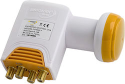 Golden Media 204MS+ Universal LNB 4 Outputs 0.1dB