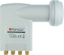 Opticum Premium Octo Linear Premium LNB 8 Εξόδων 0.1dB LOP-04H