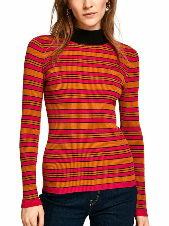 Scotch & Soda Women's Long Sleeve Sweater Cotton Striped Multicolour 151294-0018