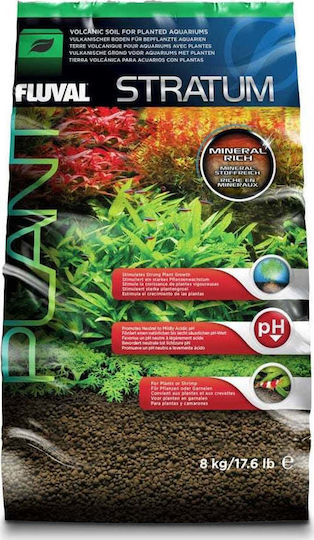 Fluval Stratum Aquarium Soils / Substrates Pflanzen und Garnelen 8kg 12695