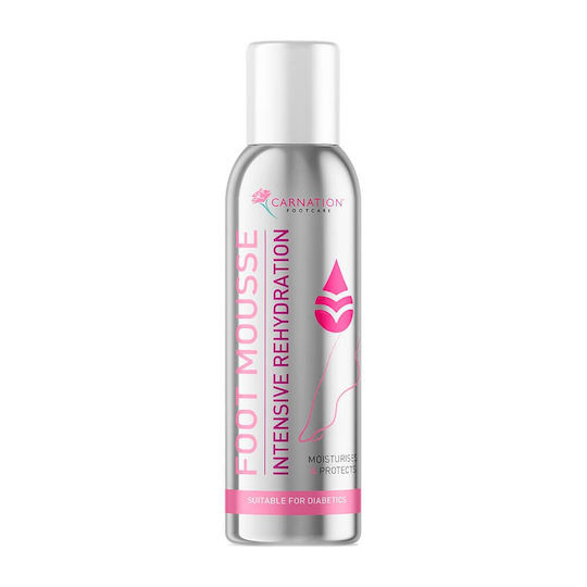 Carnation Foot Mousse Αφρός για Σκασμένες Φτέρνες με 12.5% Ουρία 150ml