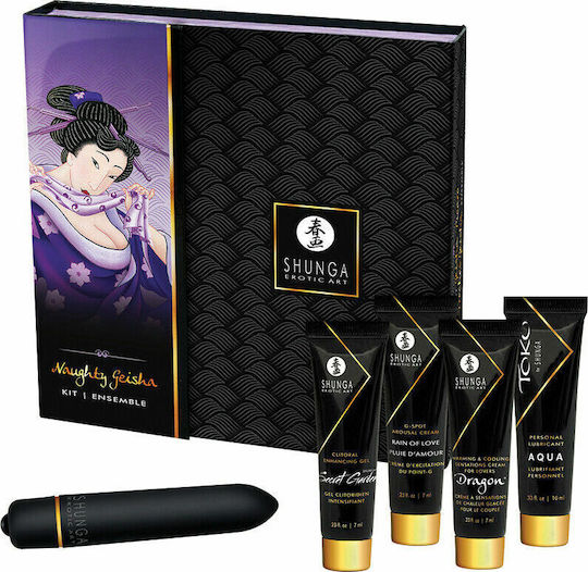 Shunga Naughty Geisha Kit Set Black