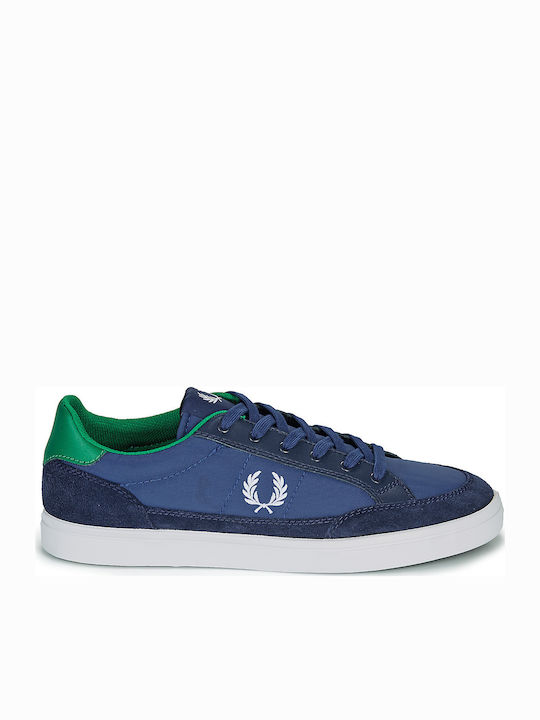 Fred Perry Deuce Poly Herren Sneakers Blau