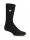 Heat Holders Men's Solid Color Socks Black LTMHH501BLK