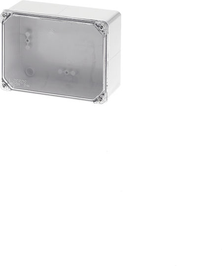 Aca Geros Electrical Box Cover Waterproof 150x110x75mm with Transparent Cover GR17208