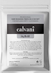 Calvani Hair Building Fibers Refill with Keratin Hair Building Economy Light Brown 56gr