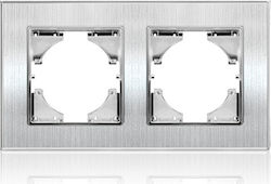 Lineme Hseries Schalterrahmen 2-fach Horizontal...