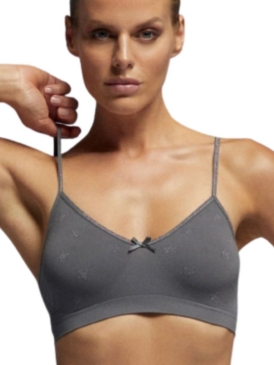 Pompea Frauen Sport-BH Gray