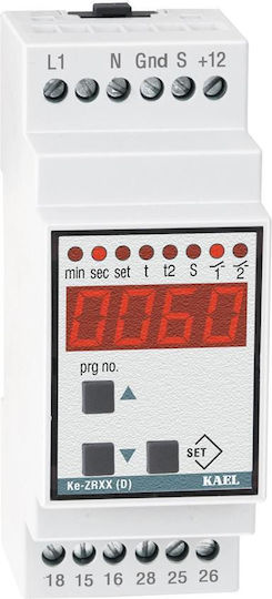 Kael 24V AC-DC 230V 2 Ρελέ 19 Λειτουργίες 309-001113565