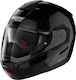 Nolan N90-3 Special N-Com Flip-Up Helmet with Sun Visor ECE 22.05 1630gr Metal Black 12 61159