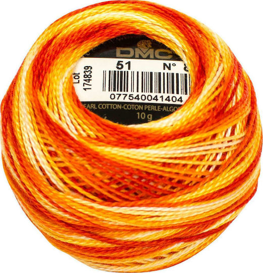 DMC Κλωστή Κεντήματος Cotton Perle No8 Βαμβακερή 51 10g 87m