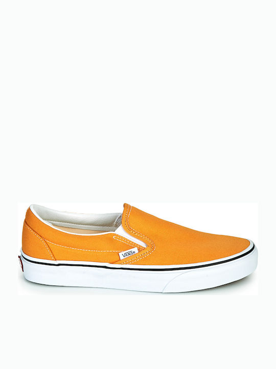 Vans Classic Women's Canvas Slip-Ons Golden Nug...