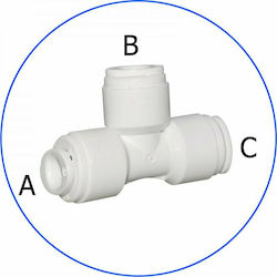 Aqua Pure In-Line AQ-A4TU4-W Închizătoare de siguranță Adaptor pentru filtre de apă Aqua Pure In-Line AQ-A4TU4-W Închizătoare de siguranță Adaptor pentru filtre de apă