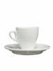 Lukanda Design Set Tassen Espresso Porzellan Weiß 85ml 6Stück