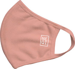 Neqi Re-Useable Face Masks Pink Υφασμάτινη Small 3τμχ