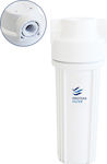 Proteas Filter Under Sink / Central Supply Water Filter System PFU1-PL12 , ½" Inlet/Outlet, EW-013-0102