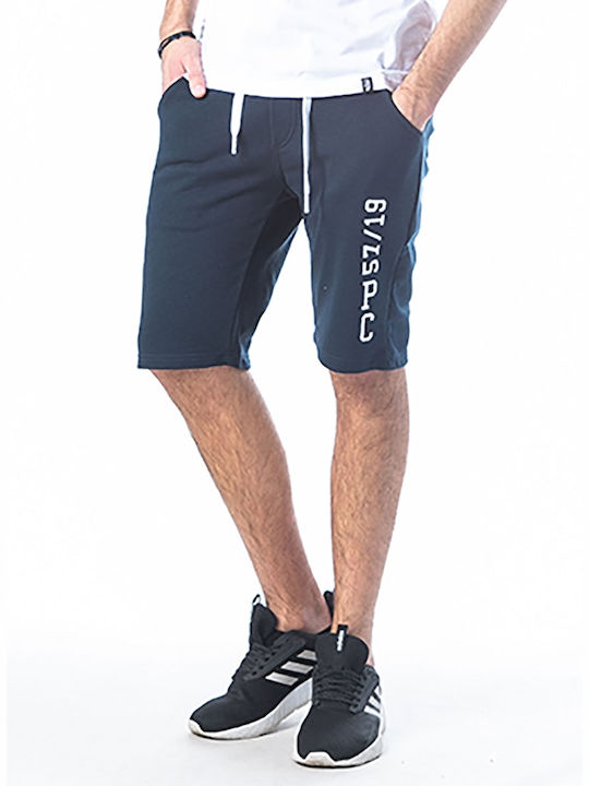 Paco & Co Men's Athletic Shorts Navy Blue