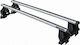 Menabo Aluminum Car Roof Bars 130cm for Audi Q3 5D Set with Roof Rack Legs Silver