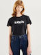 Levi's The Perfect Damen Sport T-Shirt Schwarz
