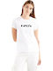 Levi's The Perfect Γυναικείο Αθλητικό T-shirt Λευκό