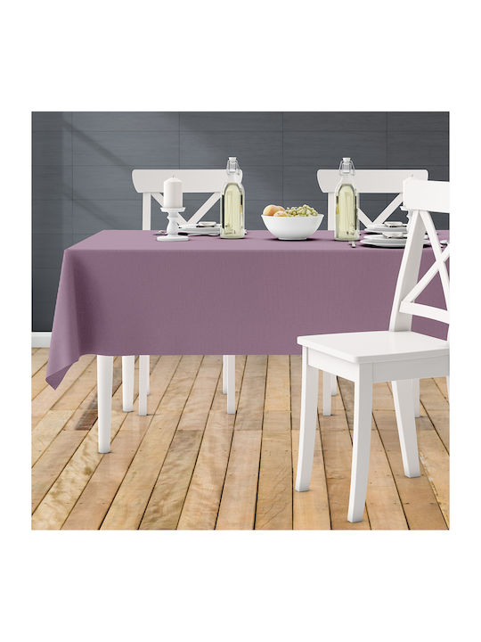 Lino Home Tablecloth Renas 110 Purple 140x140cm