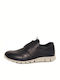 77140 Men's Anatomic Leather Casual Shoes Black
