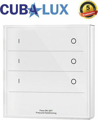 Cubalux Drahtlos Dimmer Touch RF (Request for) - Anfrage für Wandmontierter Dimmer 13-0936