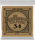 Ernie Ball Single 80/20 Bronze String for Acoustic Guitar Earthwood 80/20 Bronze 34"