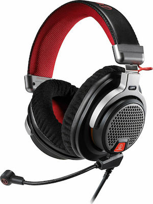 Audio Technica ATH-PDG1a Über Ohr Gaming-Headset mit Verbindung 3,5mm Rot