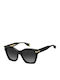 Marc Jacobs Women's Sunglasses with Black Plastic Frame and Black Gradient Lens MJ1000/S 807/9O