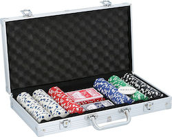 Σετ 300 Μάρκες Poker σε Βαλίτσα με 2 Τράπουλες