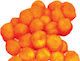 Next Orange Craft Pom Pom with Diameter 10mm Set of 100pcs