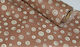 Fabric for Wedding Favors Brown Fabric Button Roll 30cm 5pcs 1pcs