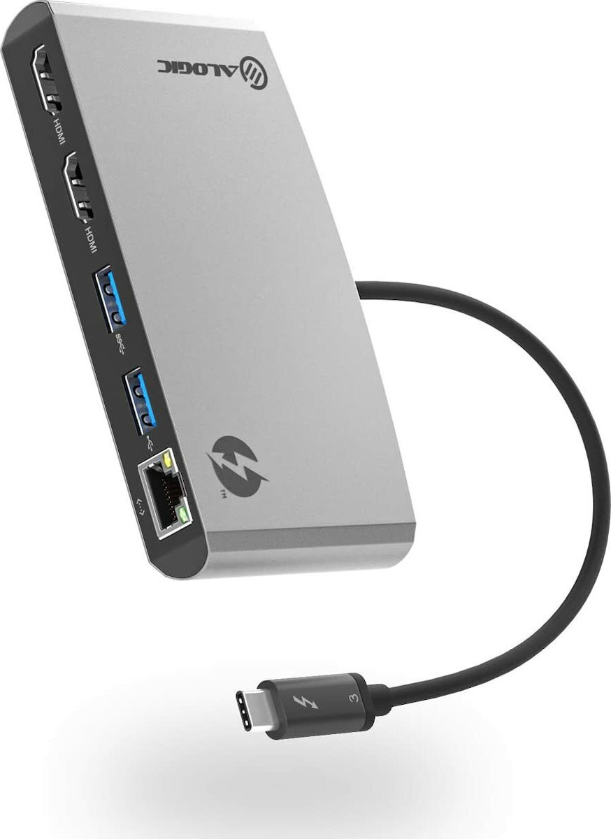 Alogic ThunderBolt 3 Dual HDMI Portable Docking Station with 4K